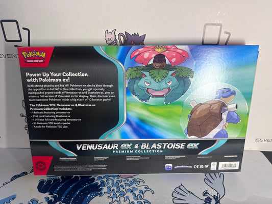 Venusaur ex & Blastoise ex Premium Collection