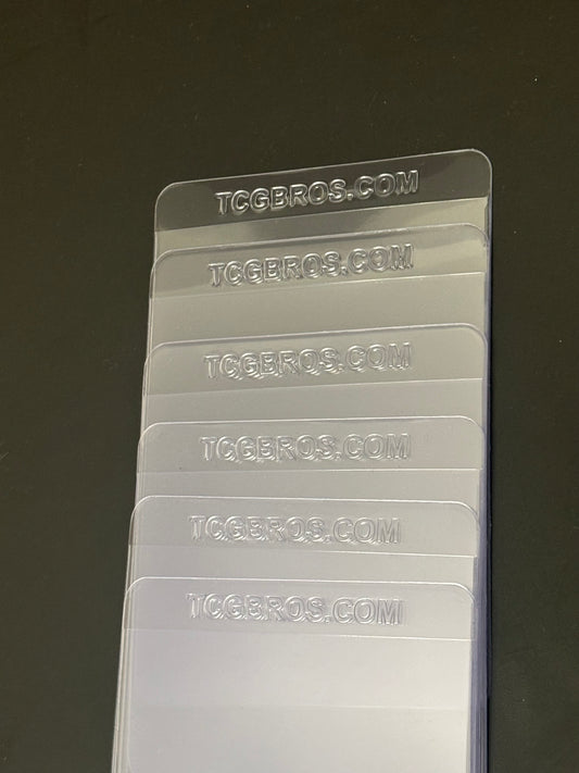 TCGBROS SEMI RIGID CARD PROTECTORS (Pack of 50)